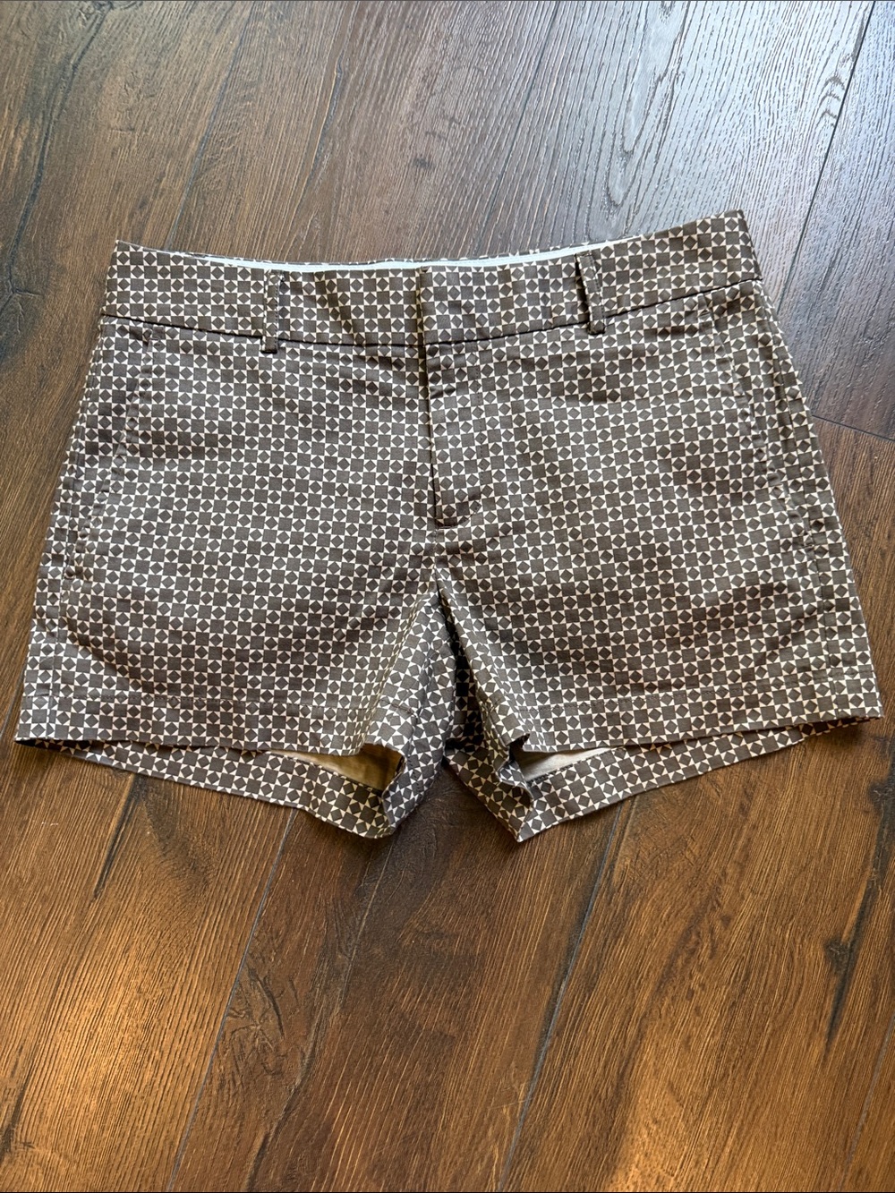 Banana Republic Brown Geometric Print Shorts